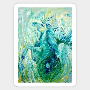 Hippocampus, water unicorn Sticker